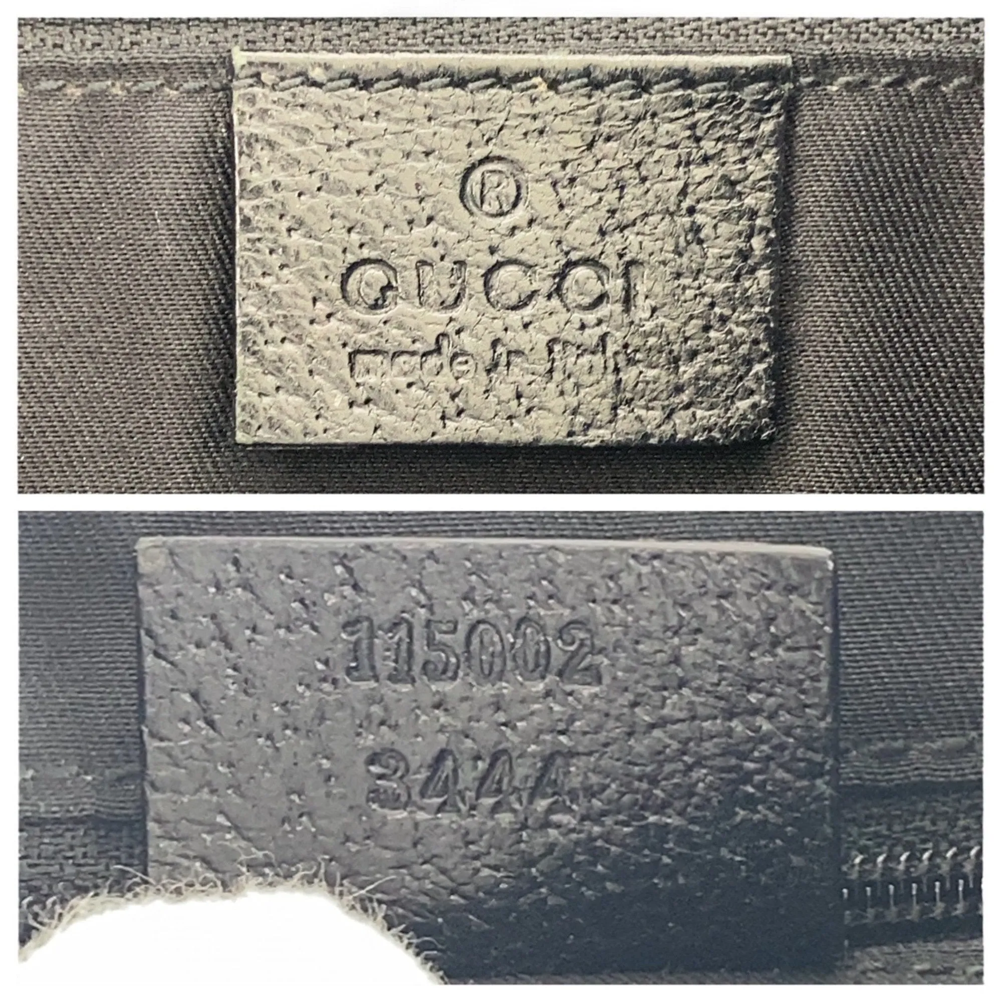 Gucci Gg Canvas Leather Shoulder Bag (Pre-Owned)