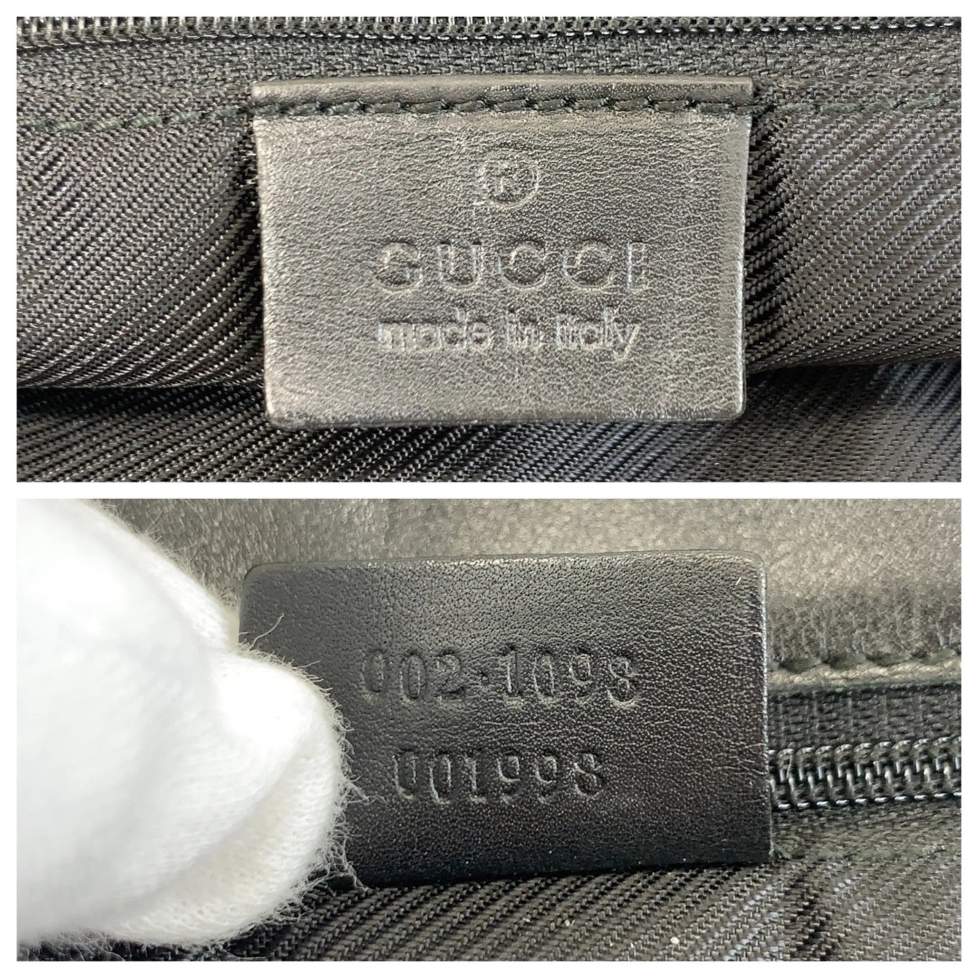 Gucci Gg Canvas Leather Shoulder Bag Tote Bag (Pre-Owned)