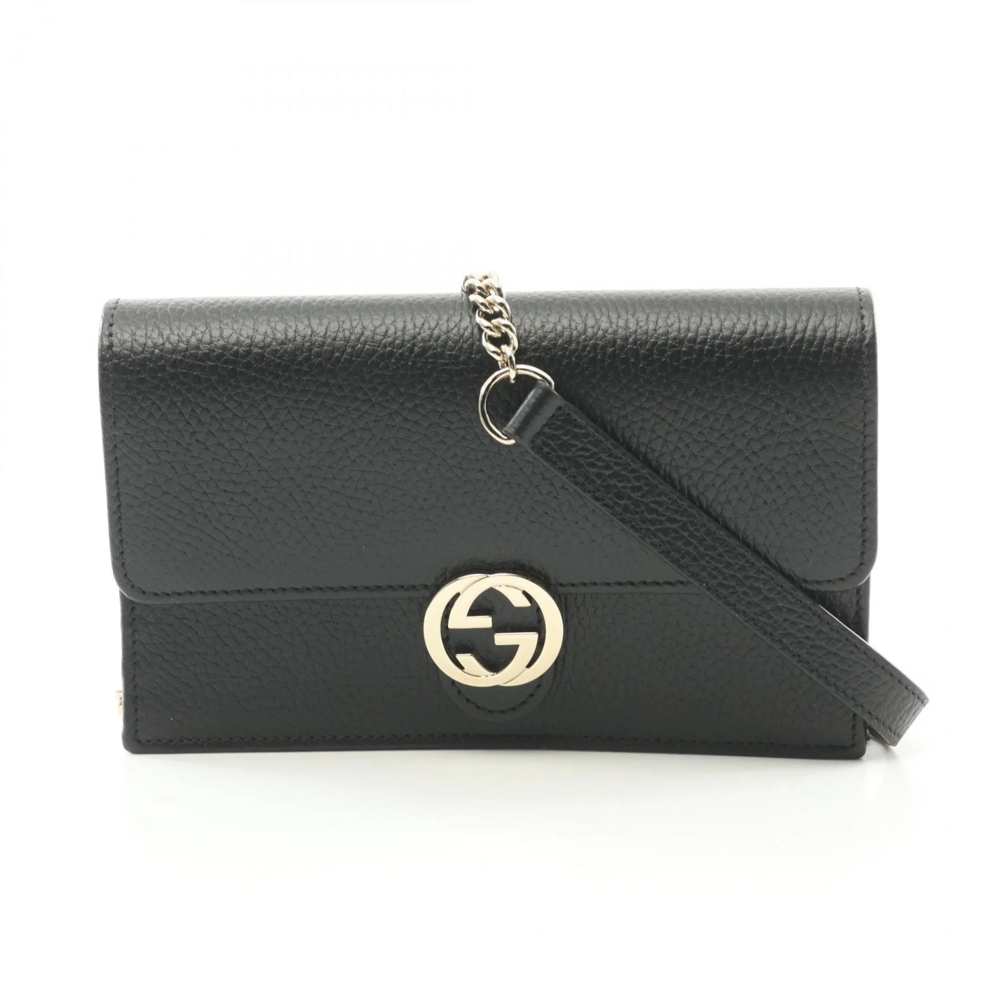 Gucci Leather Shoulder Bag (Pre-Owned)