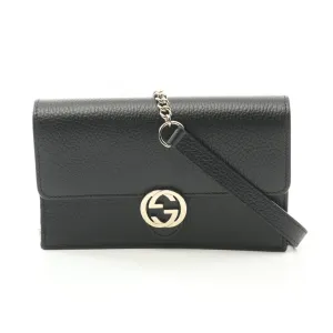 Gucci Leather Shoulder Bag (Pre-Owned)
