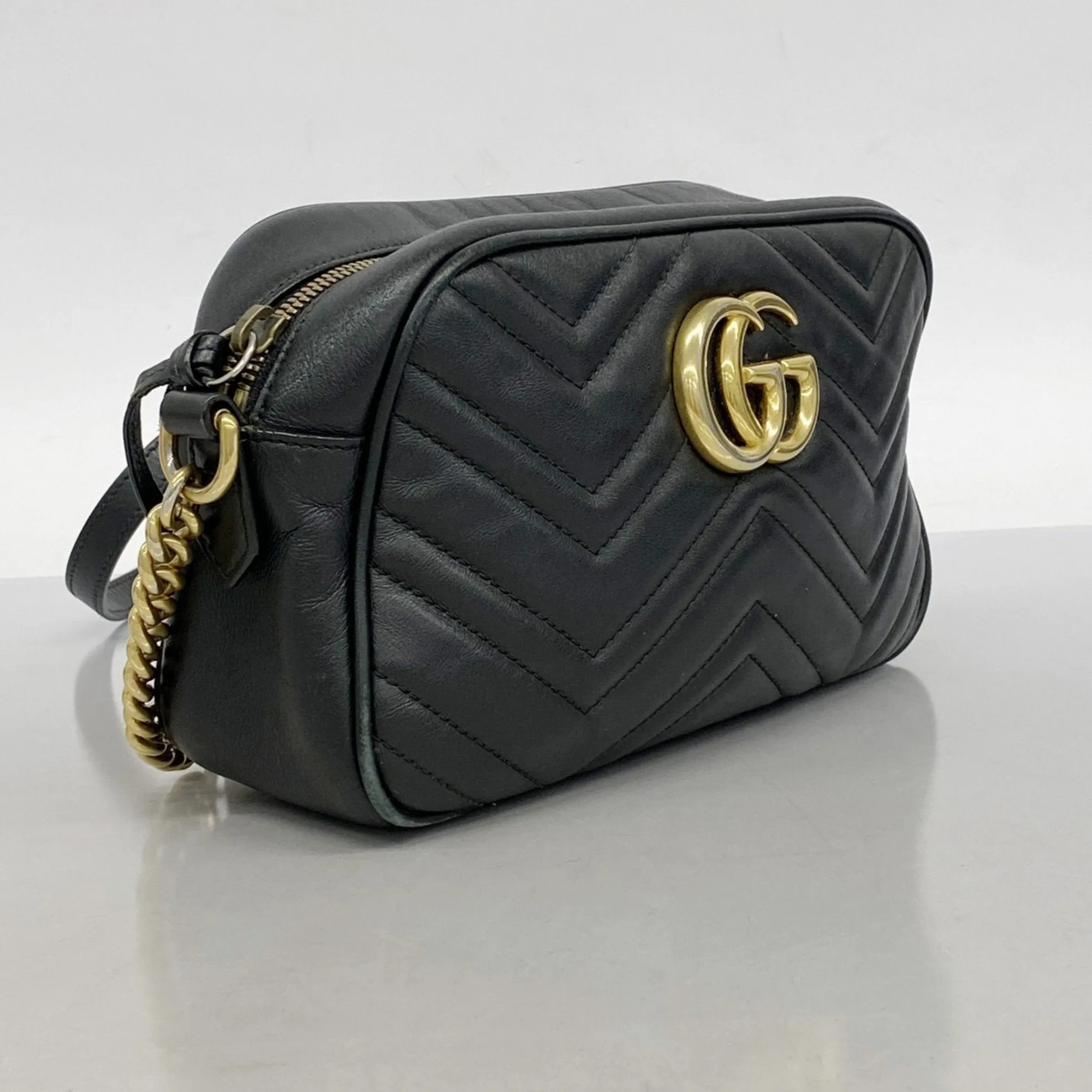 Gucci Leather Shoulder Bag (Pre-Owned)