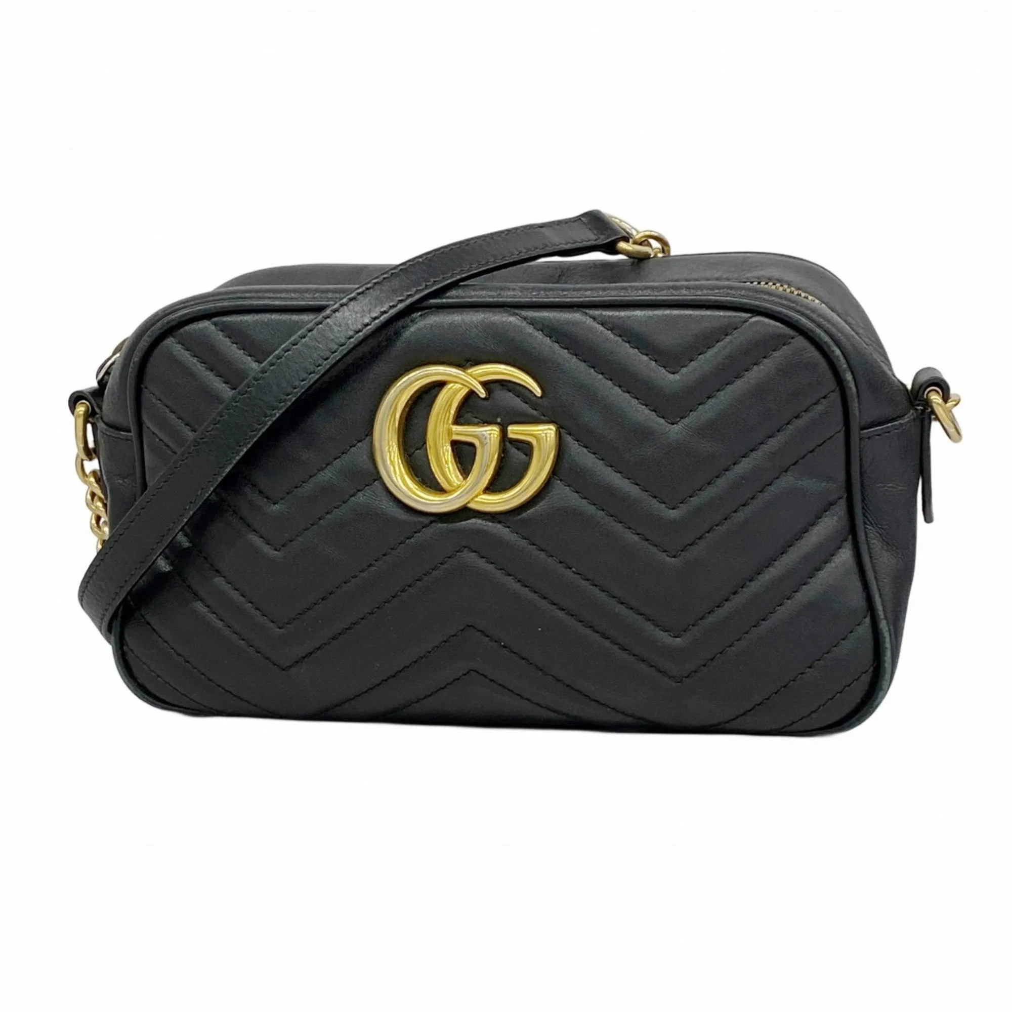 Gucci Leather Shoulder Bag (Pre-Owned)