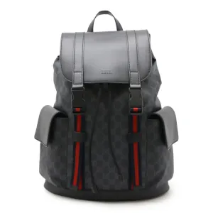 Gucci  Navy Color Pvc Leather Backpack (Pre-Owned)