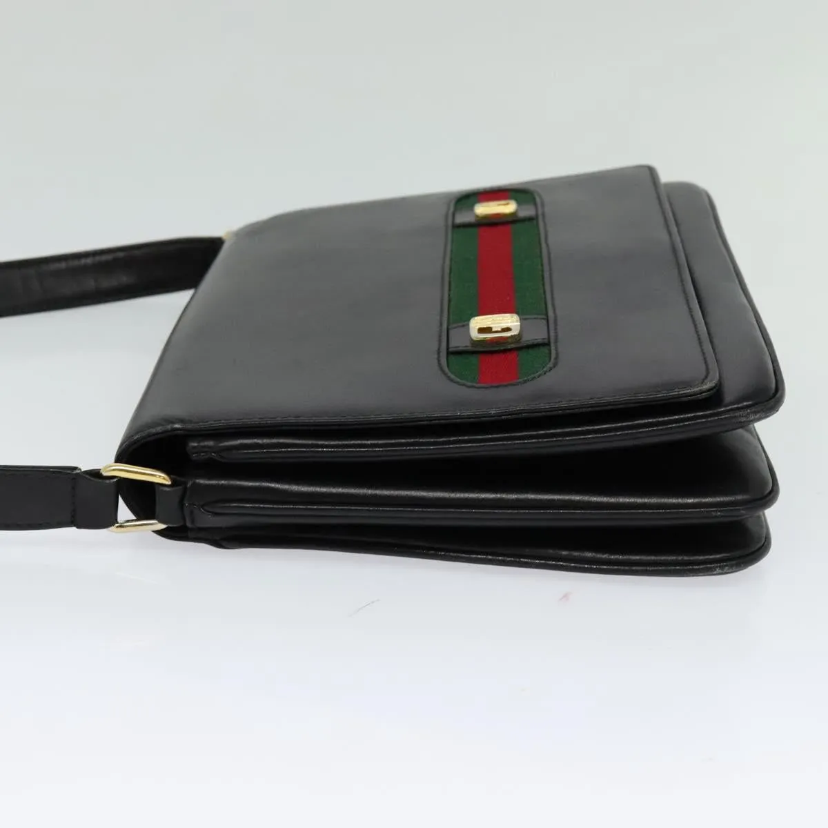 Gucci Ophidia Leather Shoulder Bag (Pre-Owned)