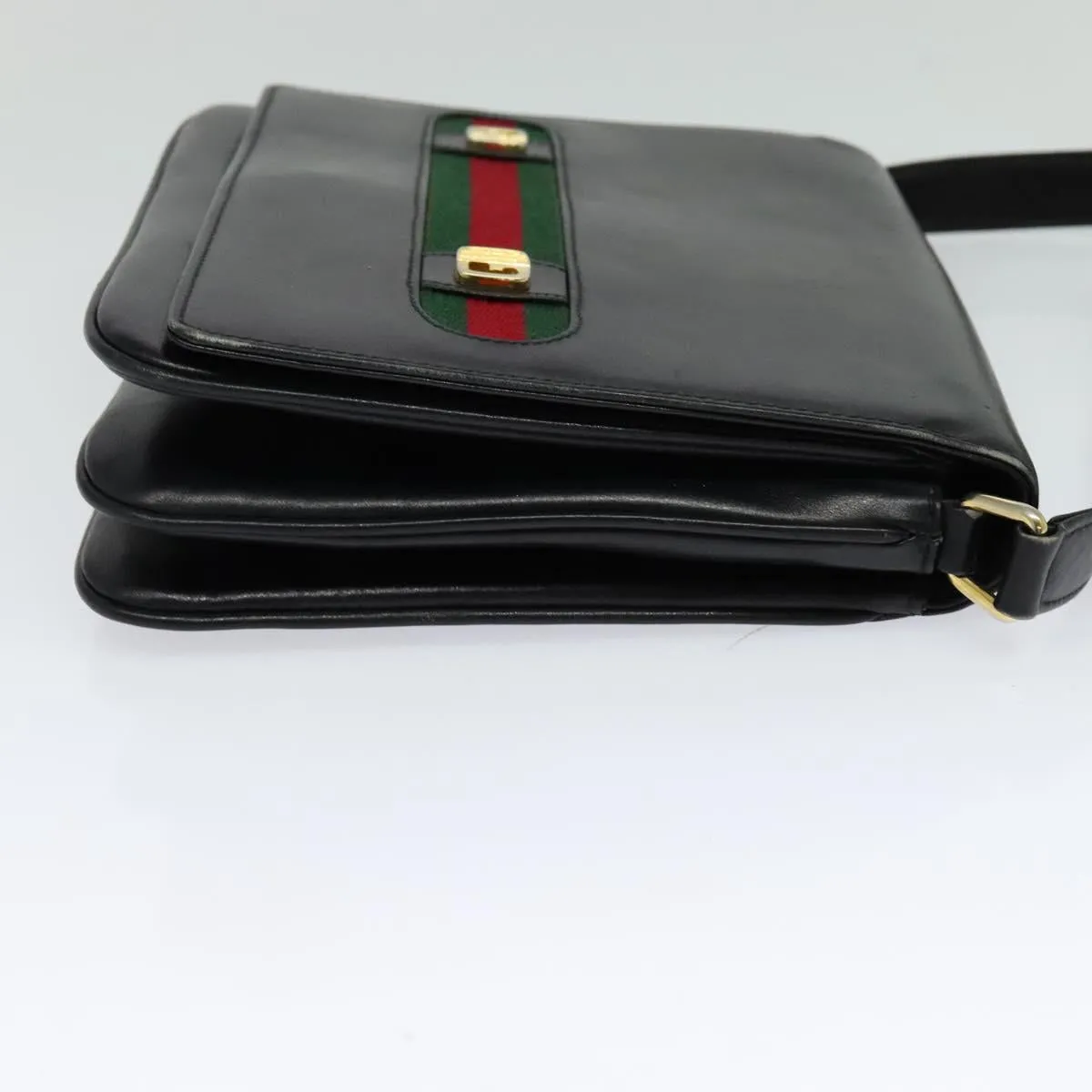 Gucci Ophidia Leather Shoulder Bag (Pre-Owned)