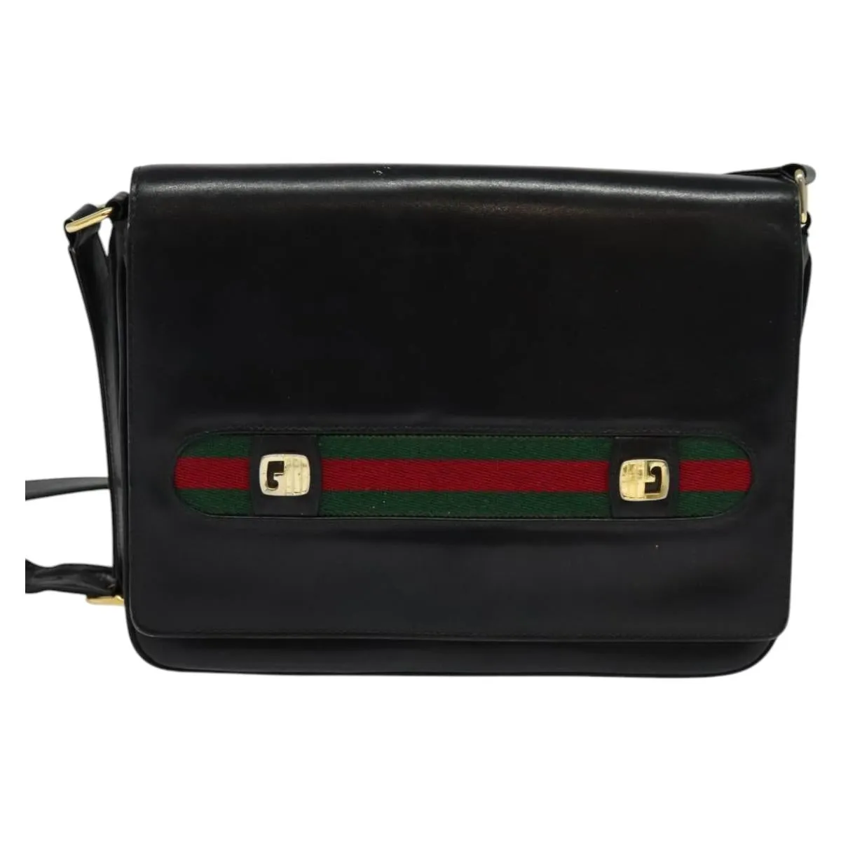 Gucci Ophidia Leather Shoulder Bag (Pre-Owned)