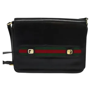 Gucci Ophidia Leather Shoulder Bag (Pre-Owned)