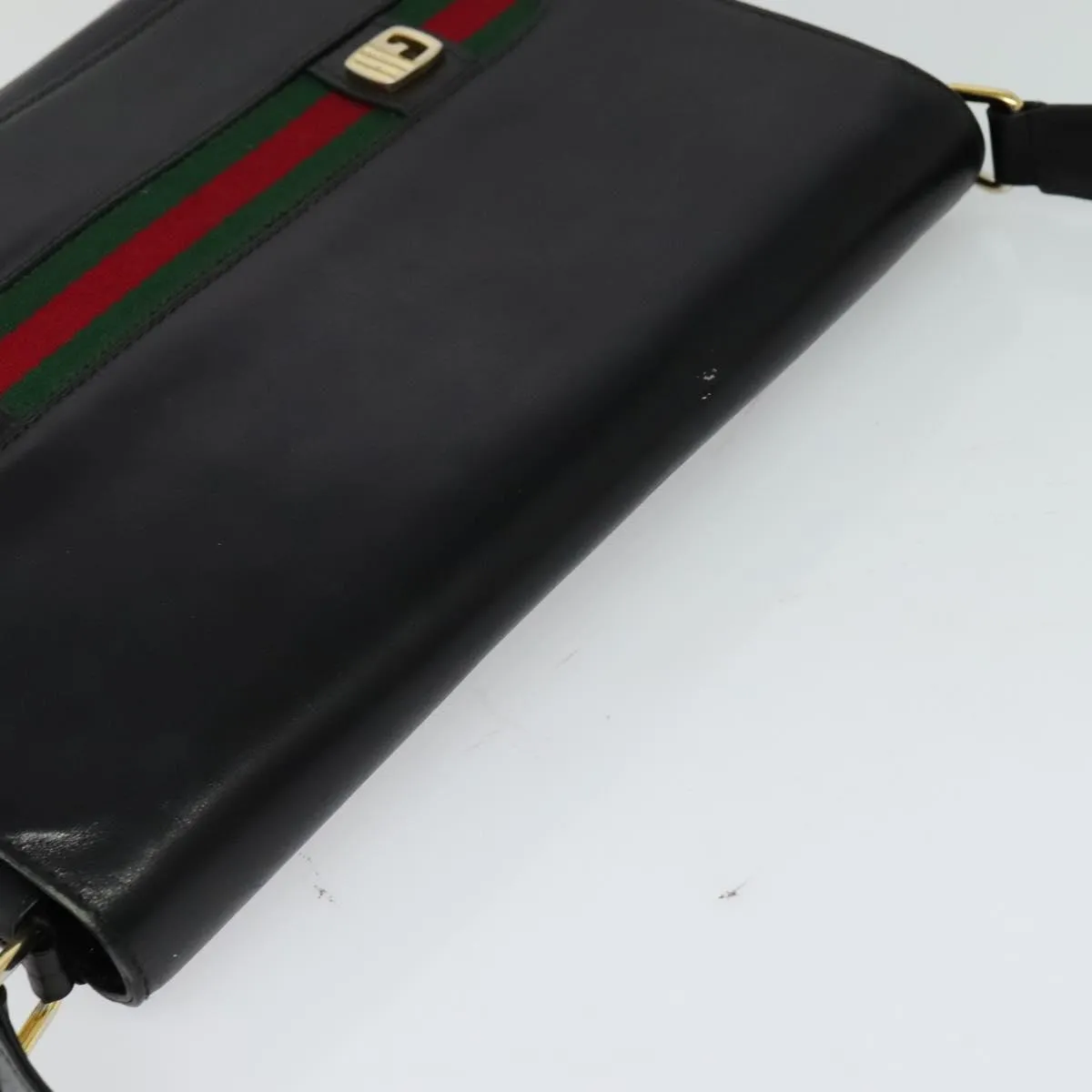 Gucci Ophidia Leather Shoulder Bag (Pre-Owned)