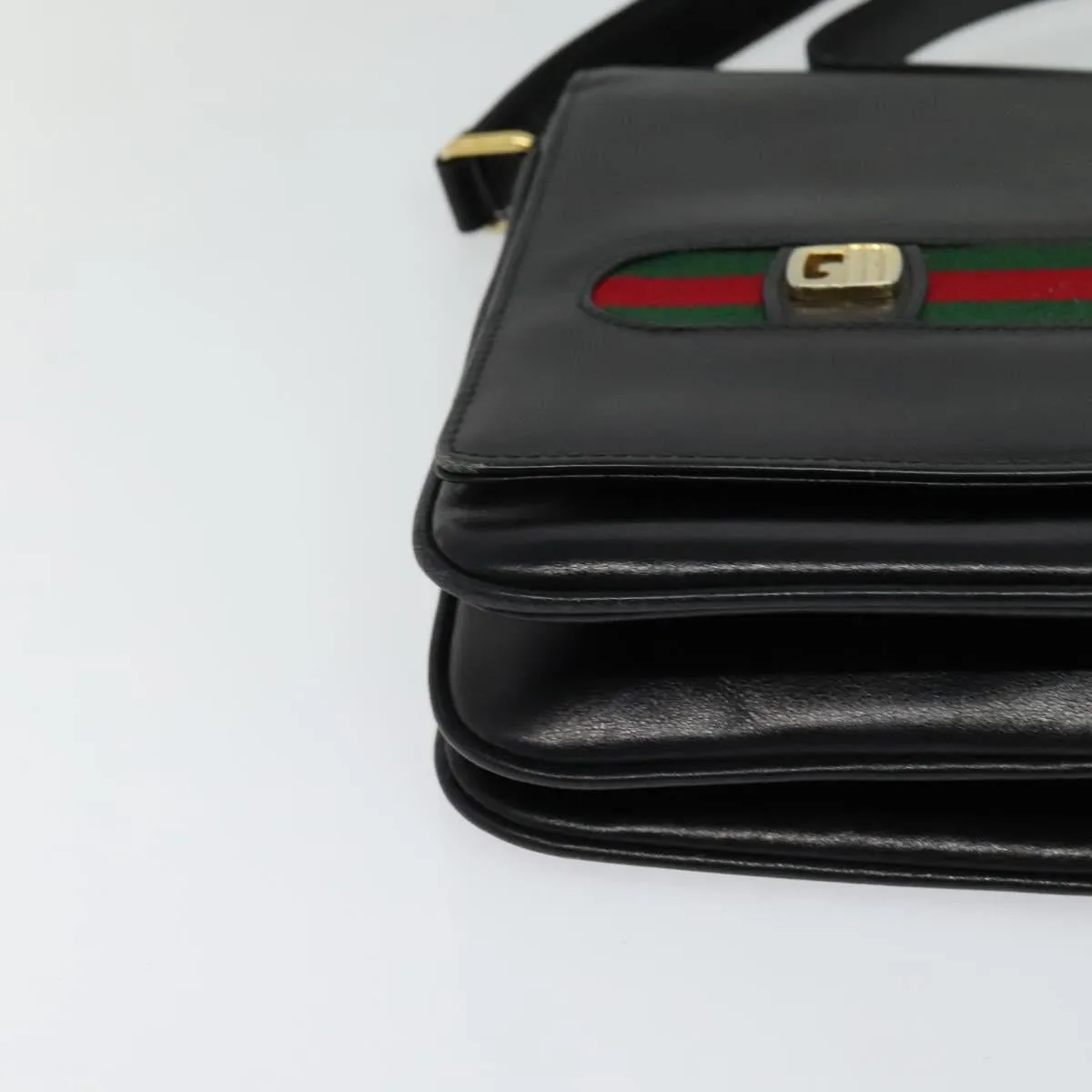Gucci Ophidia Leather Shoulder Bag (Pre-Owned)