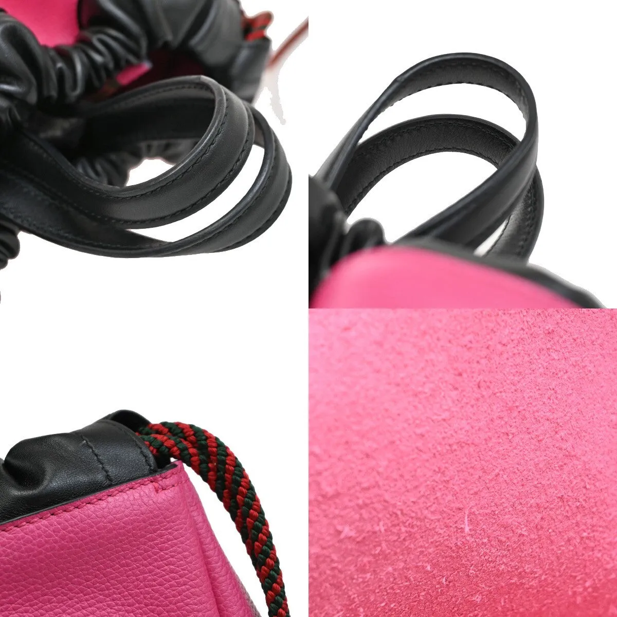 Gucci Sherry Leather Backpack Bag (Pre-Owned)