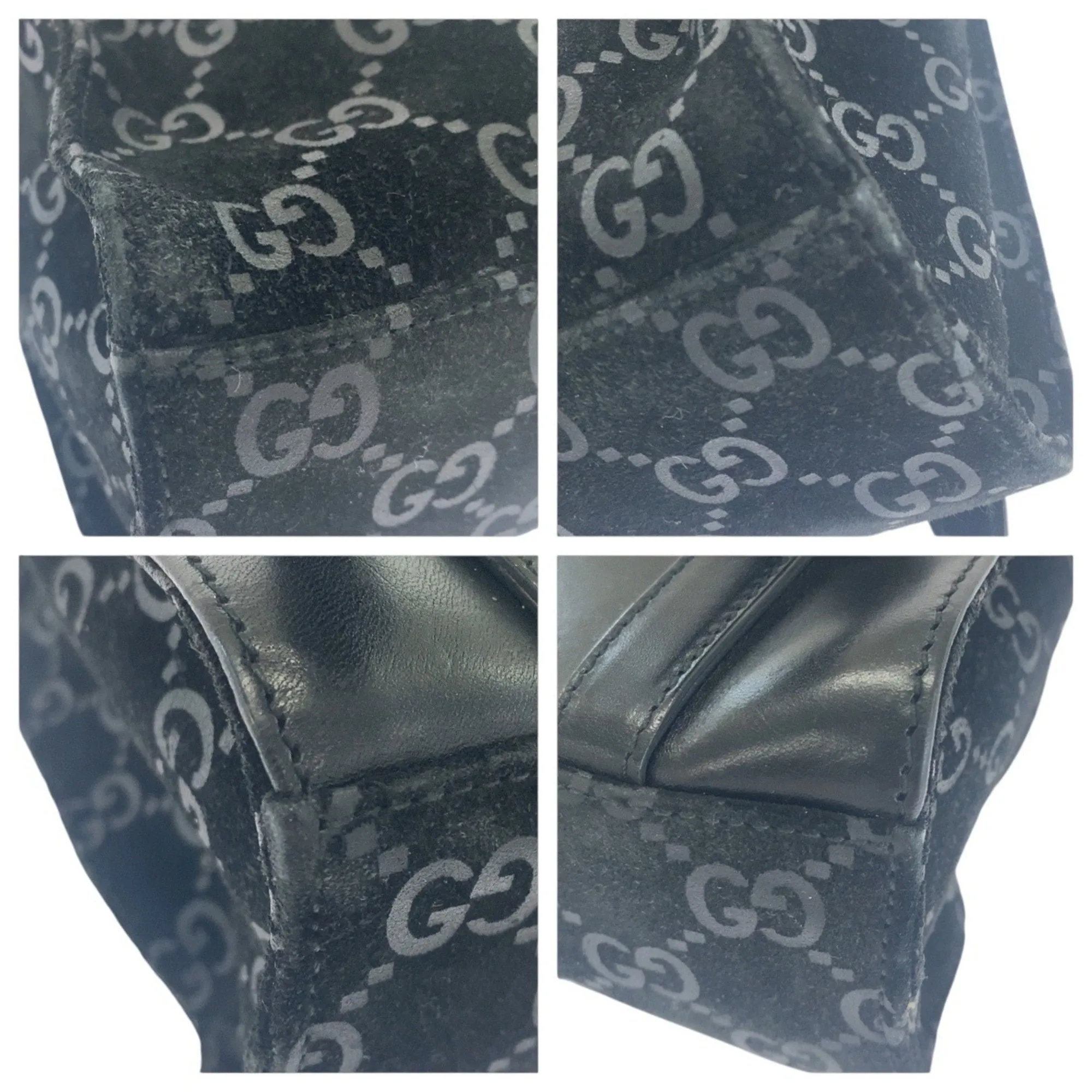 Gucci Suede Leather Backpack (Pre-Owned)
