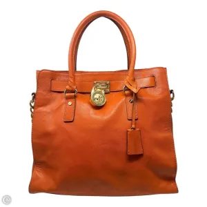 Hamilton North South Tote Designer By Michael Kors, Size: Large
