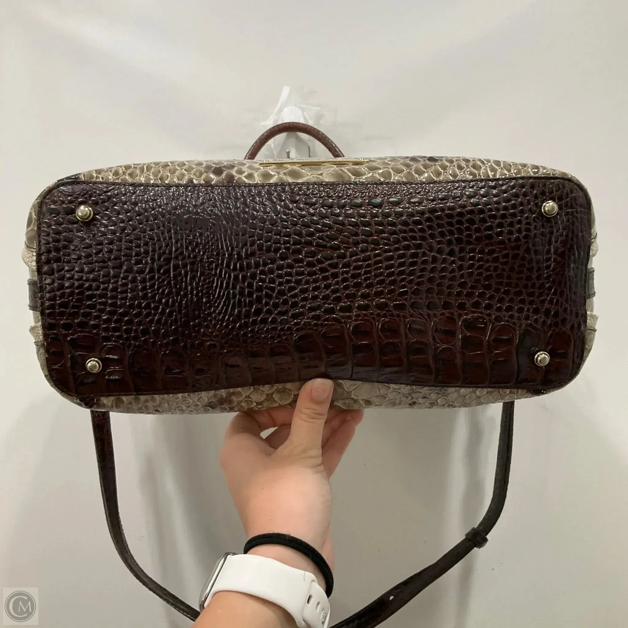 Handbag Designer By Brahmin, Size: Medium