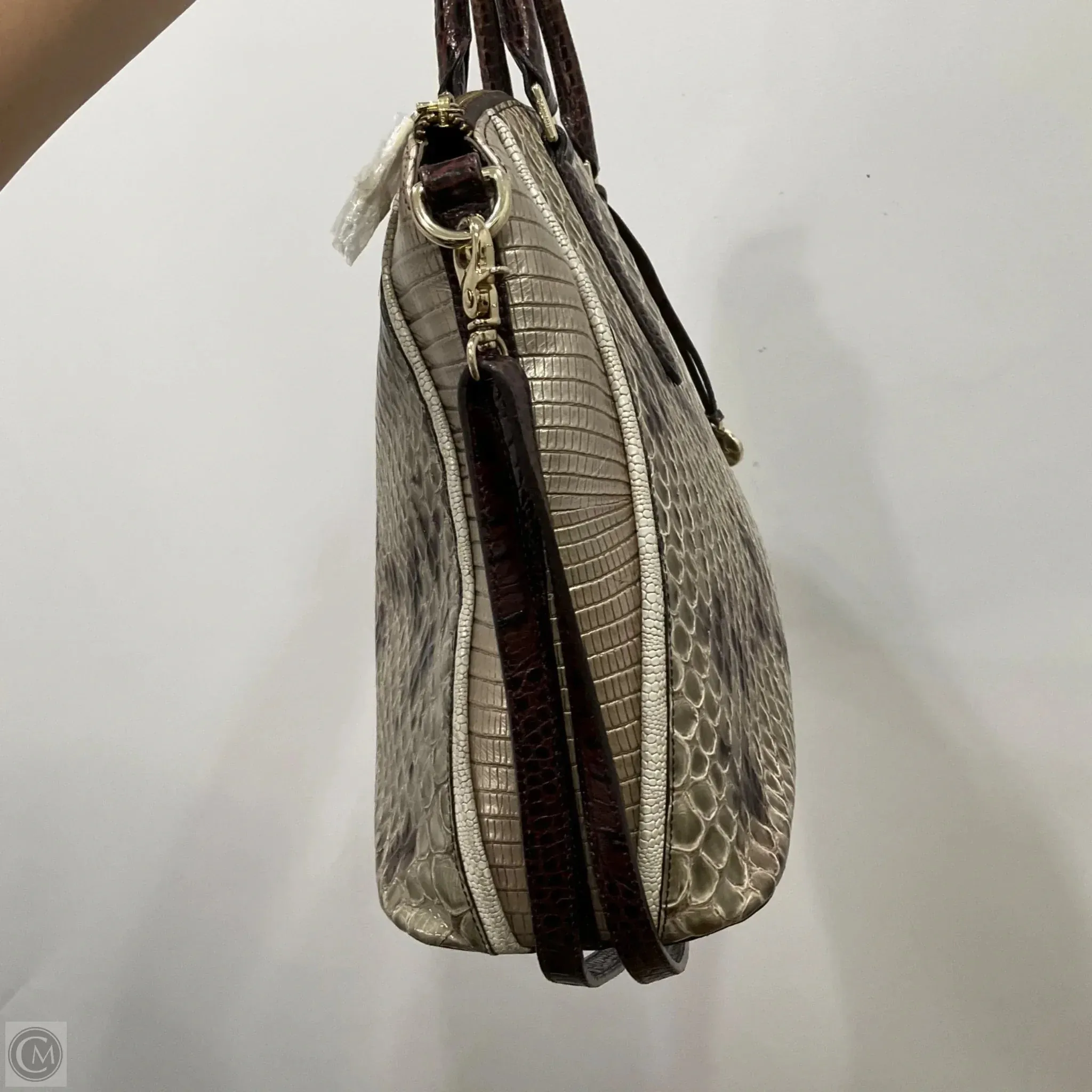 Handbag Designer By Brahmin, Size: Medium