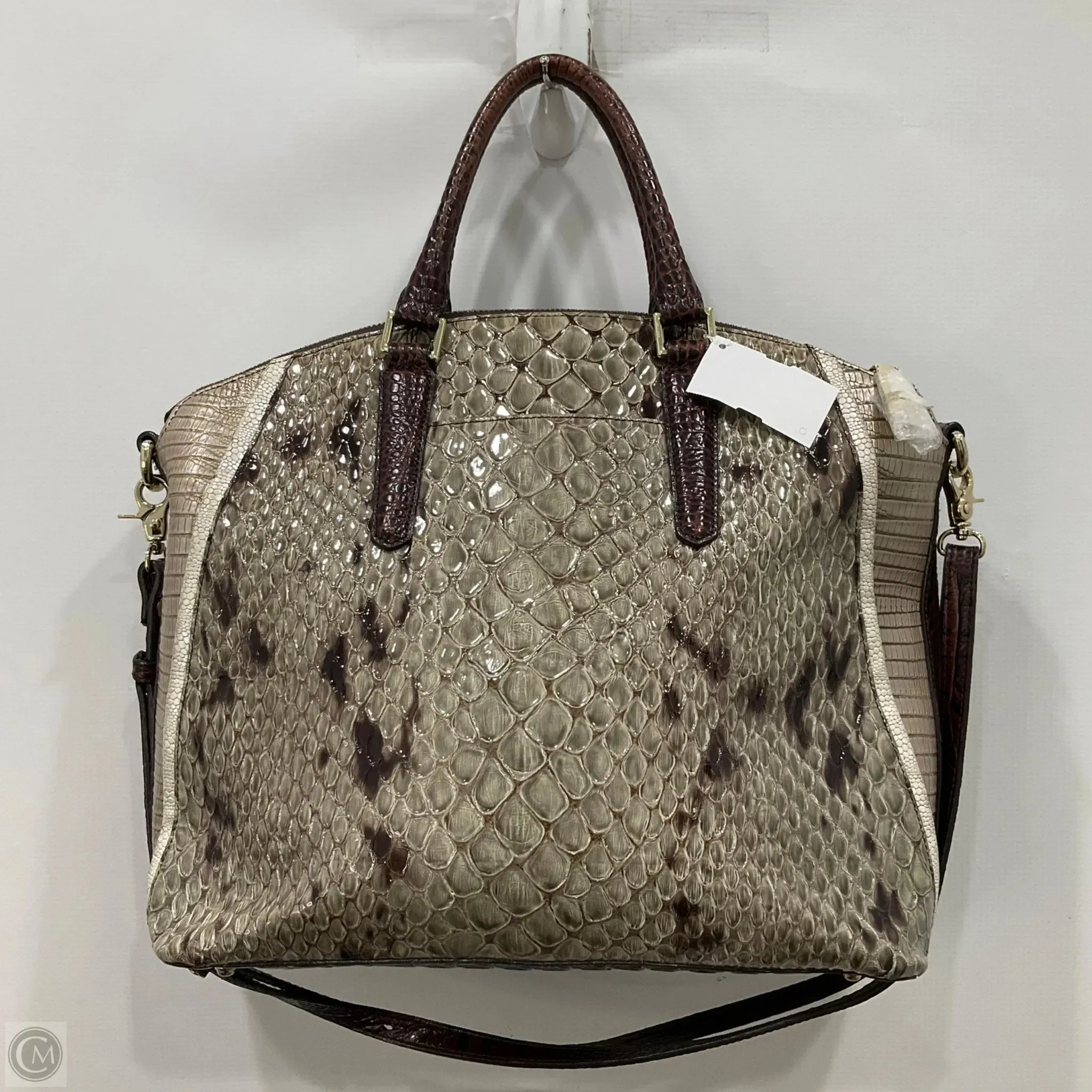 Handbag Designer By Brahmin, Size: Medium