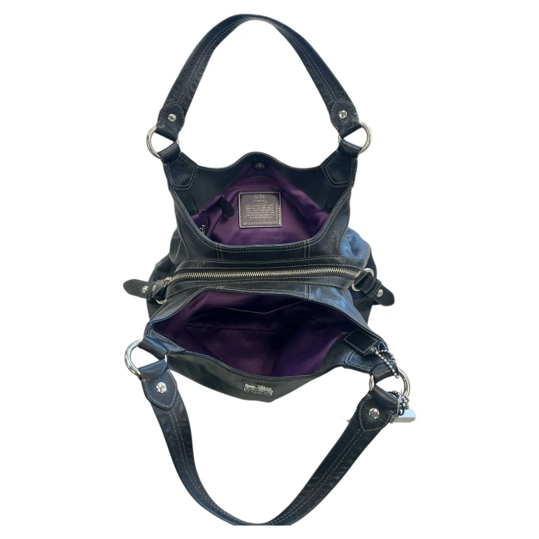 Handbag Designer By Coach In Black, Size:Medium