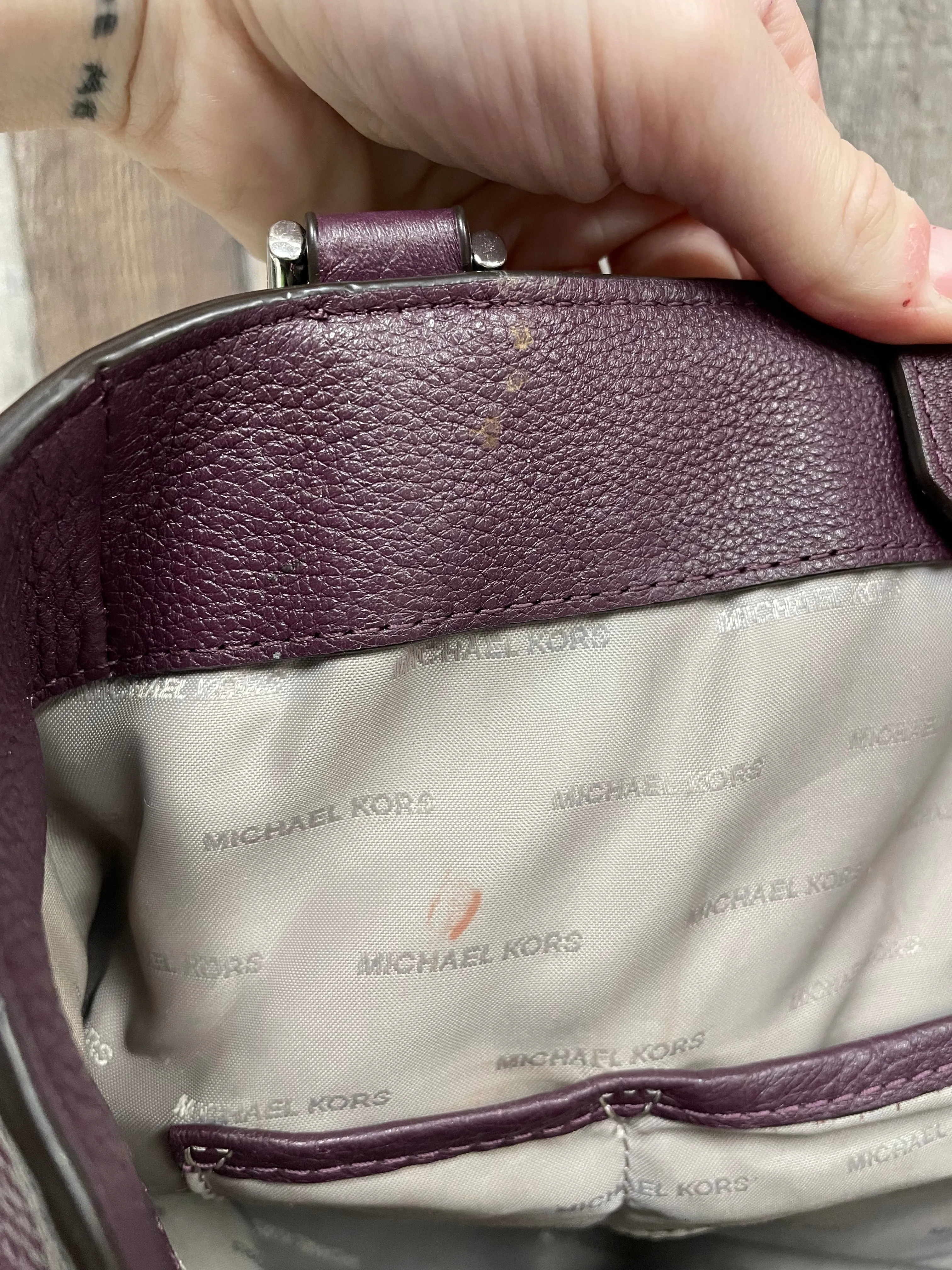 Handbag Designer By Michael Kors, Size: Large