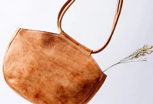Handmade Genuine Cute Fashion Leather Handbag Bag Shoulder Bag Purse For Women