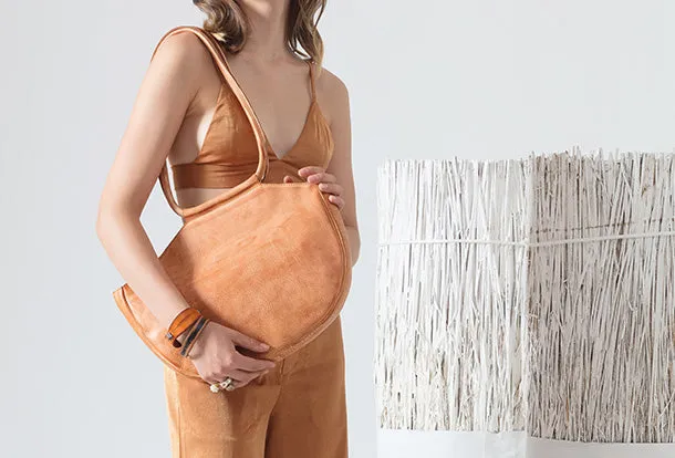 Handmade Genuine Cute Fashion Leather Handbag Bag Shoulder Bag Purse For Women