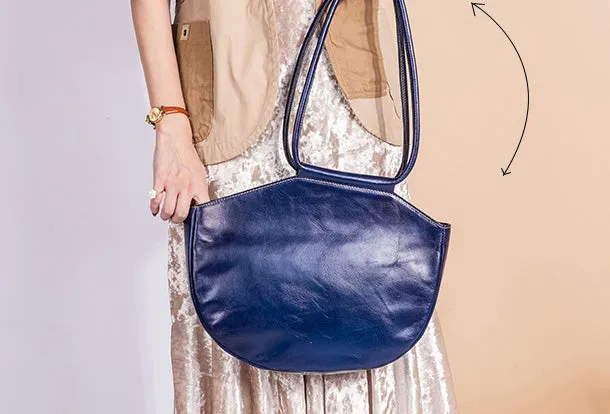 Handmade Genuine Cute Fashion Leather Handbag Bag Shoulder Bag Purse For Women