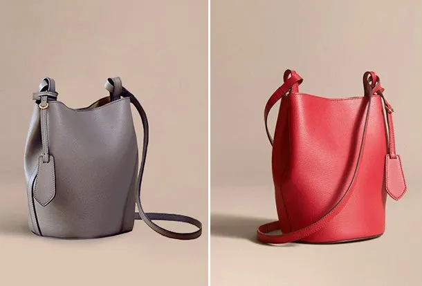 Handmade Genuine Leather Bucket Bag Purse Crossbody Bag Shoulder Bag Purse For Women