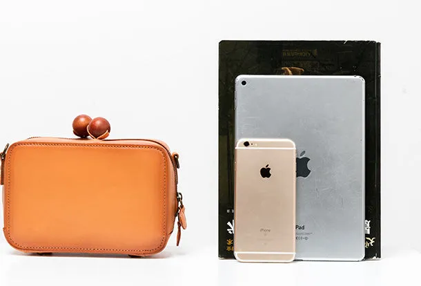 Handmade Genuine Leather Clutch Bag Crossbody Bag Shoulder Bag Purse For Women