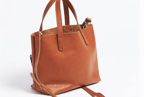 Handmade Leather Handbag Tote Bag Purse Crossbody Bag Shoulder Purse For Women