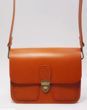 Handmade Leather Messenger Bag Crossbody Bag Shoulder Bag Purse for Women Leather Bag