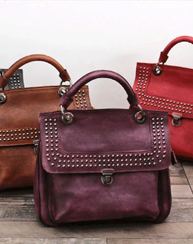 Handmade Leather phone bag handbag purse for women leather shoulder bag crossbody bag