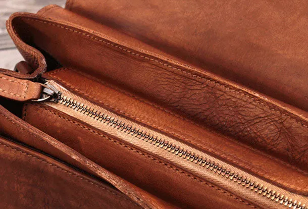Handmade Leather phone bag handbag purse for women leather shoulder bag crossbody bag