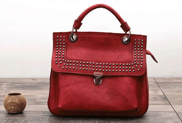 Handmade Leather phone bag handbag purse for women leather shoulder bag crossbody bag