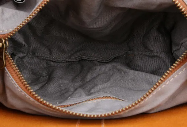 Handmade Leather shoulder bags small leather school crossbody bag for women