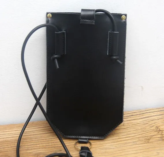 Handmade LEATHER WOMEN Cell Phone Mini SHOULDER BAG Small Crossbody Purse FOR WOMEN