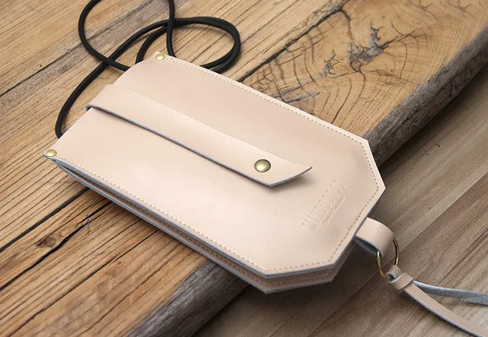 Handmade LEATHER WOMEN Cell Phone Mini SHOULDER BAG Small Crossbody Purse FOR WOMEN