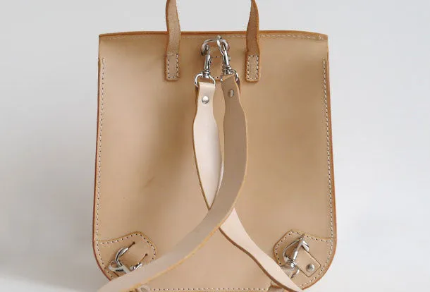 Handmade Leather Womens Cute Small Backpack School Backpack for Women