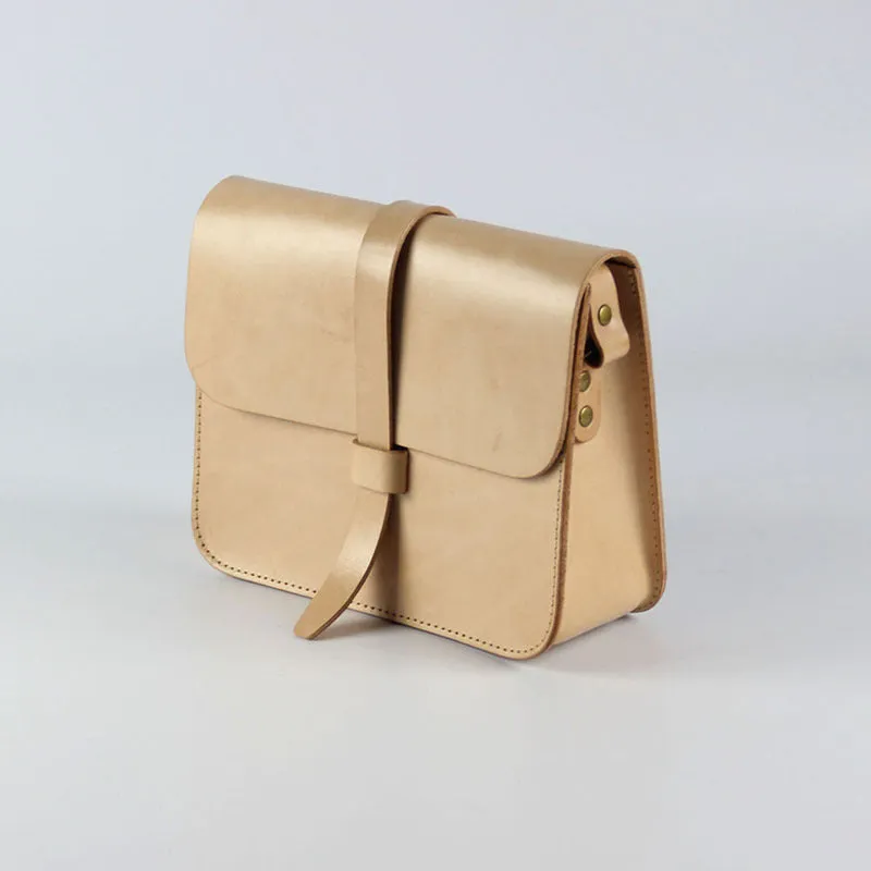 Handmade Leather Womens Shoulder Bag Leather Crossbody Bag for Women