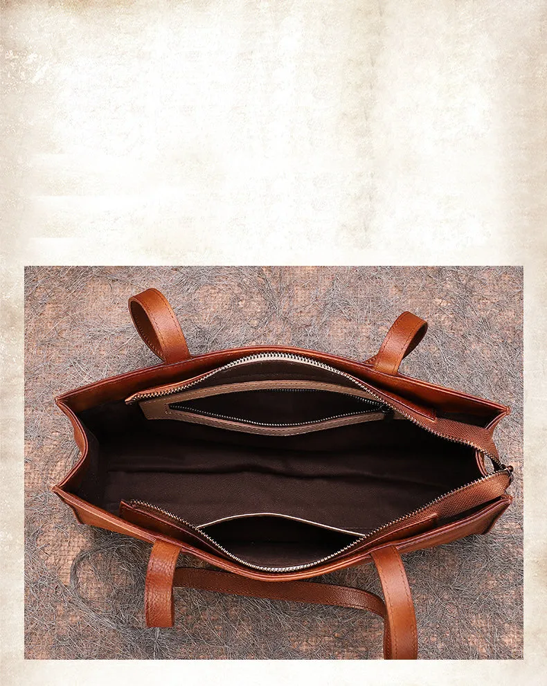 Handmade Leather Womens Vintage Baguette Bag Best Baguette Shoulder Bag Crossbody Purses for Ladies