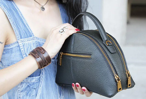 Handmade small handbag phone purse leather crossbody bag shoulder bag women