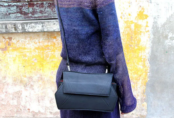 Handmade small phone clutch purse leather crossbody bag shoulder bag women