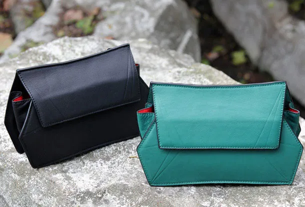 Handmade small phone clutch purse leather crossbody bag shoulder bag women