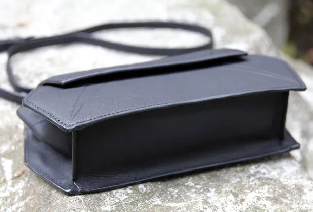Handmade small phone clutch purse leather crossbody bag shoulder bag women