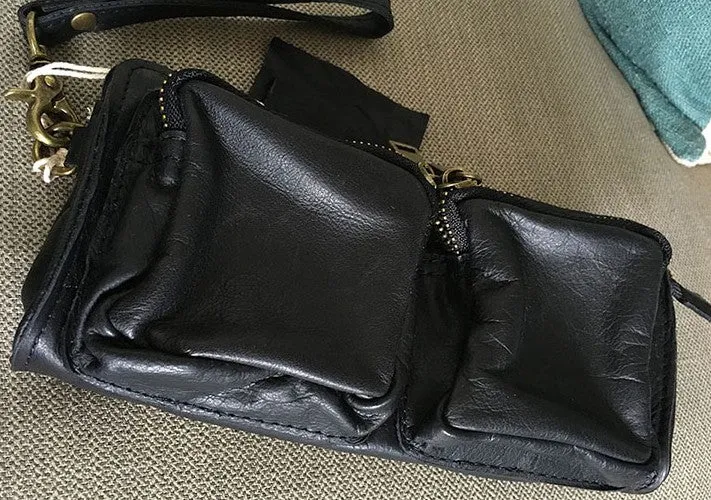 Handmade WOMENs LEATHER Wristlet Purse Mini Shoulder Bag Purse FOR WOMEN