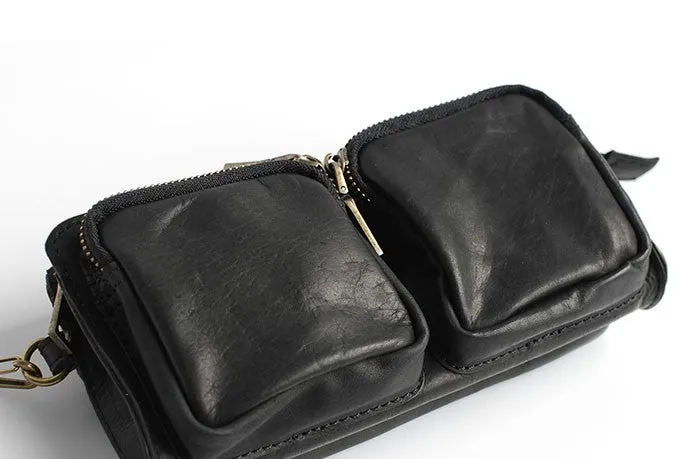 Handmade WOMENs LEATHER Wristlet Purse Mini Shoulder Bag Purse FOR WOMEN