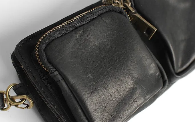 Handmade WOMENs LEATHER Wristlet Purse Mini Shoulder Bag Purse FOR WOMEN