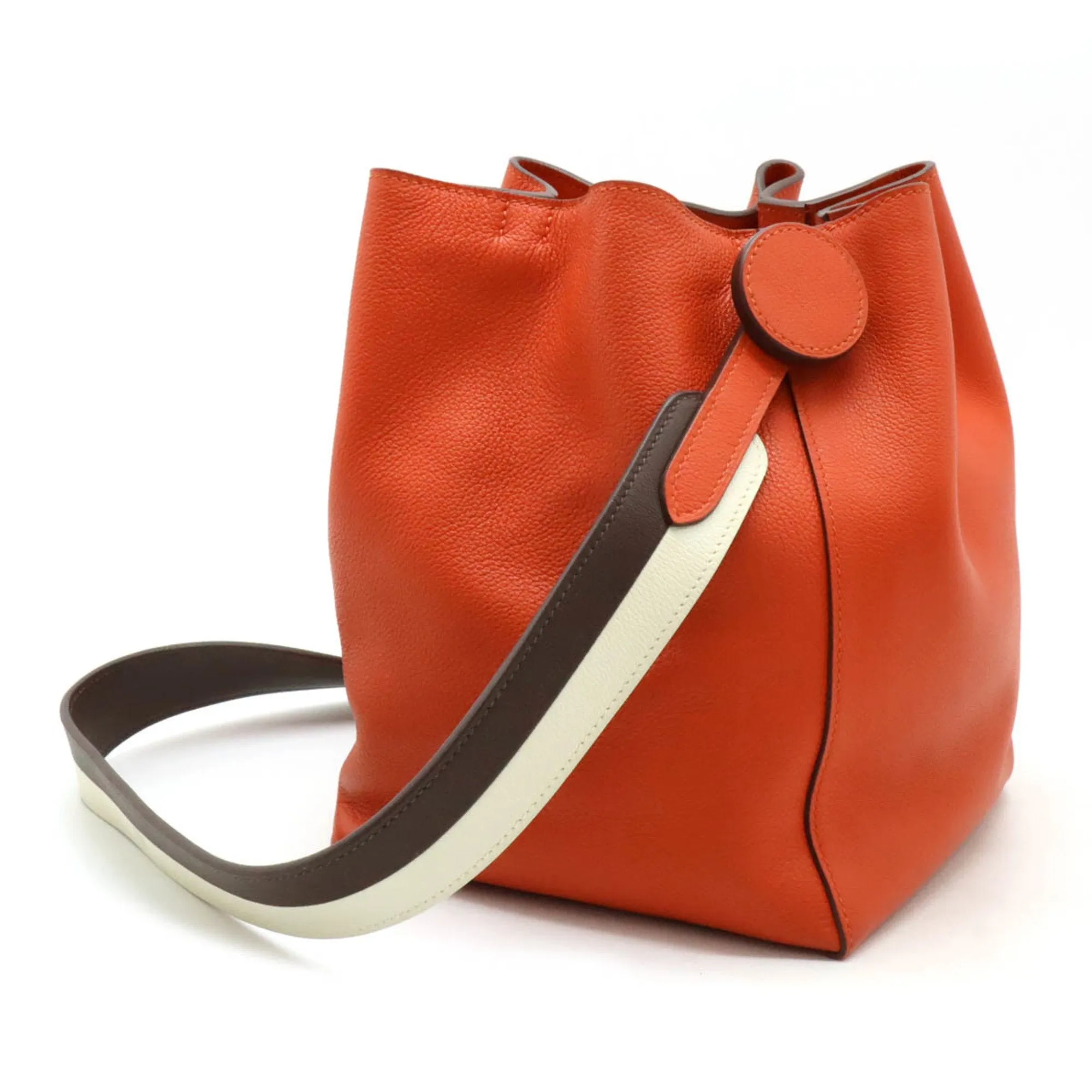 Hermes  Color Evercalf Leather Shoulder Bag (Pre-Owned)