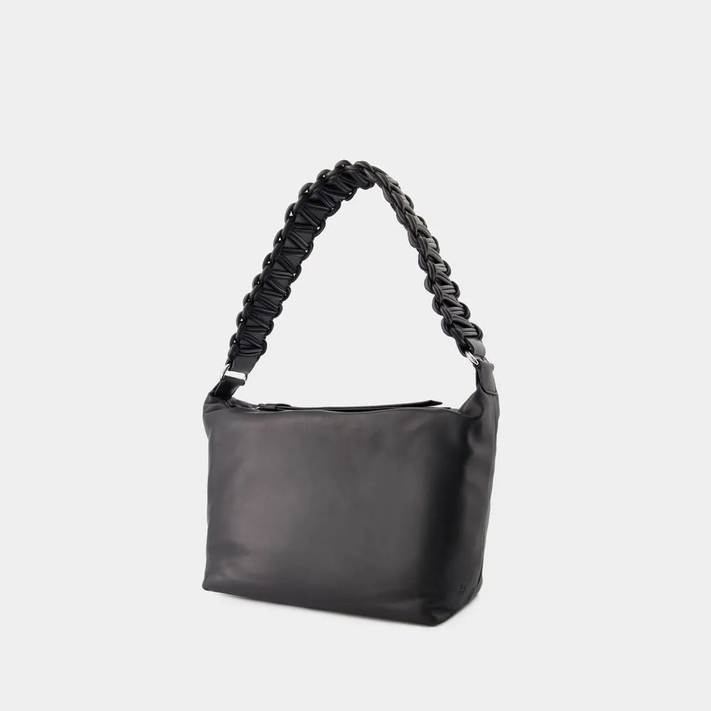 Hobo Lattice Xl Bag - Leather - Black