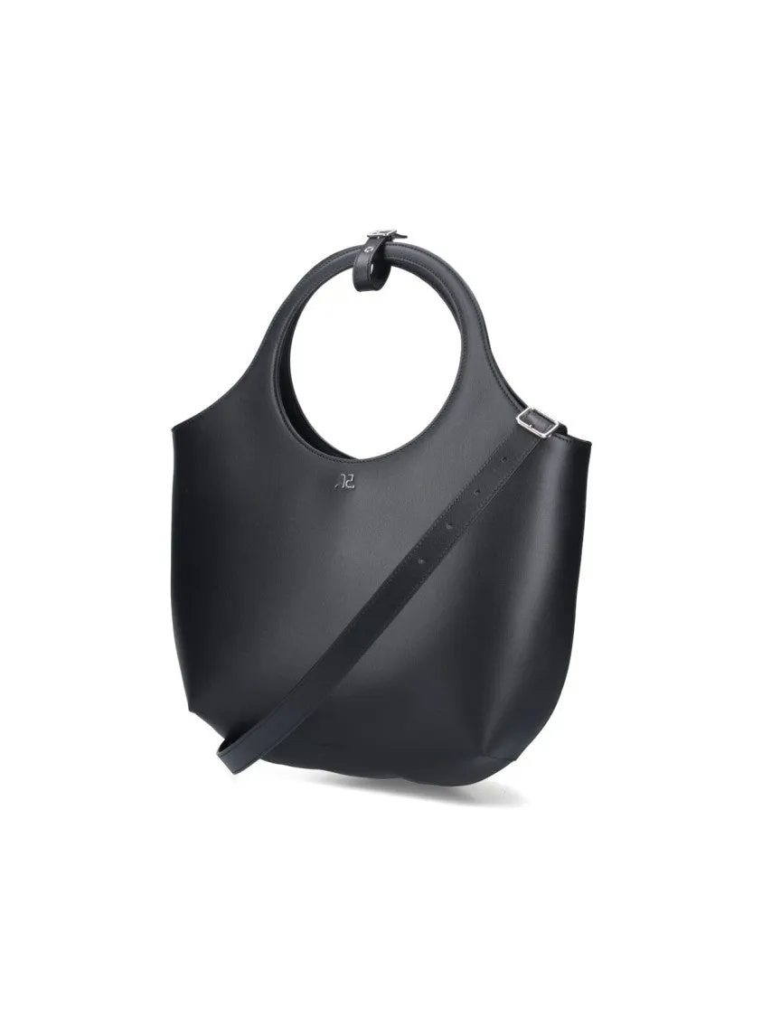 Holy" Medium Handbag ?Black