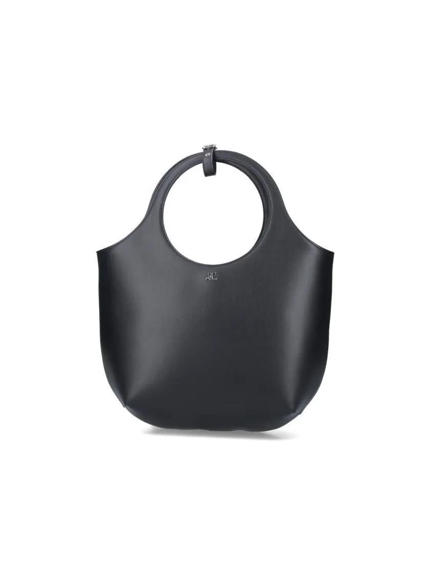 Holy" Medium Handbag ?Black