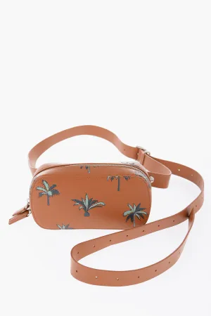 Jil Sander Printed Leather Tradition Crossbody Bag