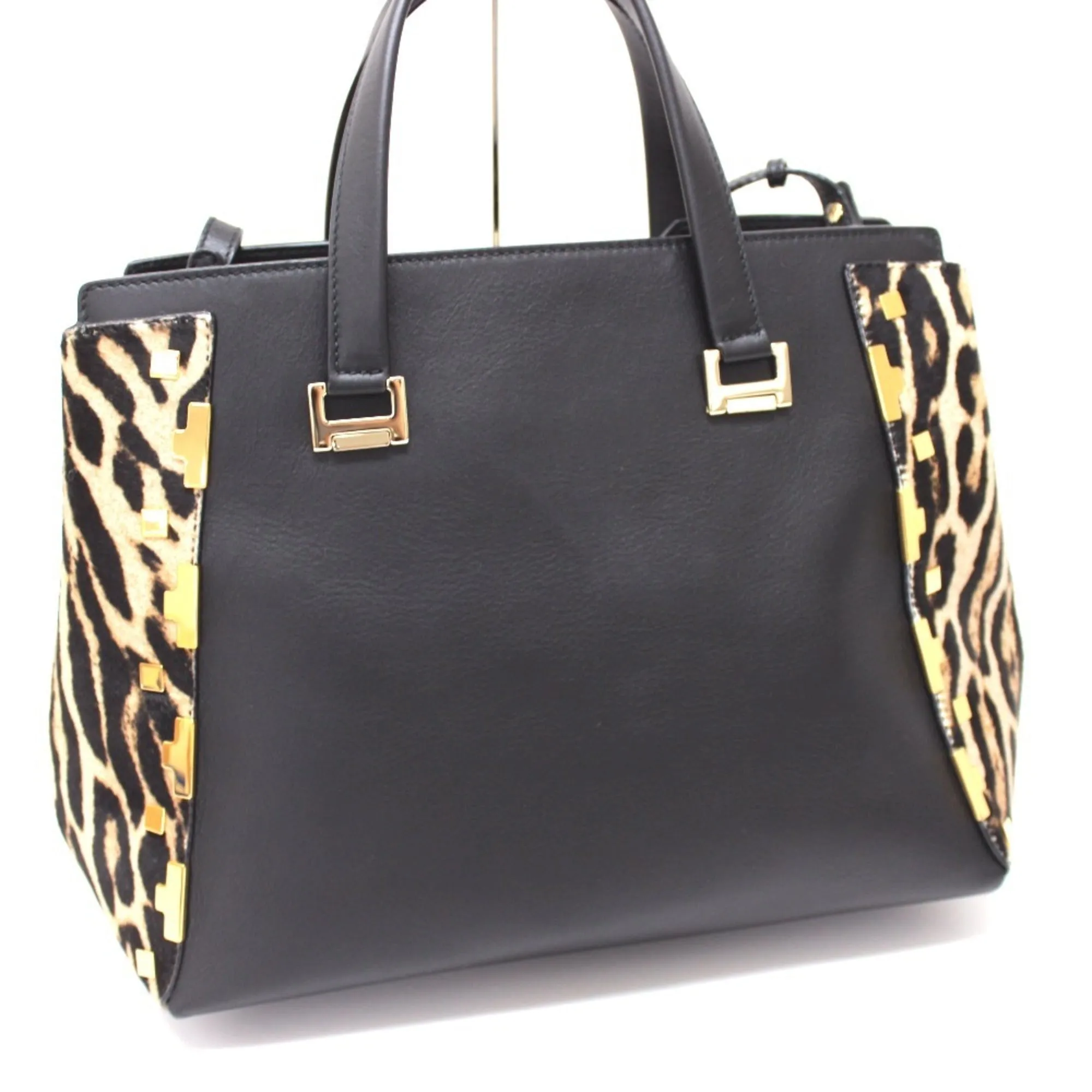 Jimmy Choo   Leather Handbag Shoulder Bag (Pre-Owned)